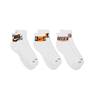 Ponožky Nike Everyday Plus Ankle Socks (3 Pairs) Biela | HJ9378-901, 4