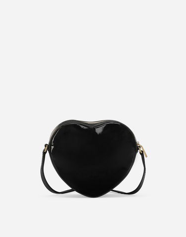 Kabelka Dolce & Gabbana Dolce & Gabbana Dg Girlie Heart Patent Leather Shoulder Bag Čierna | EB0248A147180999, 3