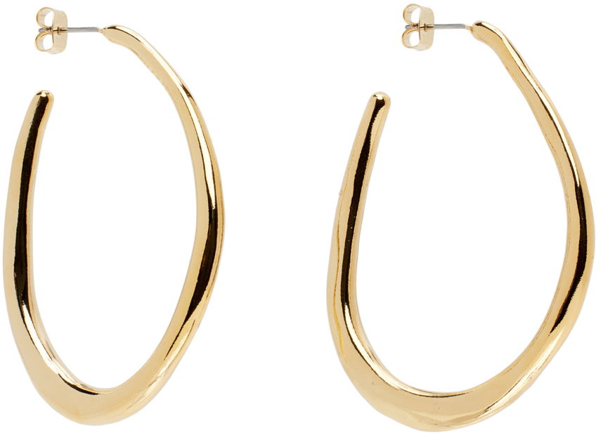 Náušnice ISABEL MARANT Large Hoop Earrings Metalická | BL0170FA-B3B13B, 1
