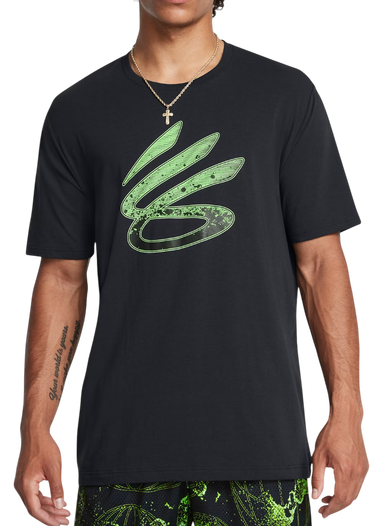 Tričko Under Armour Curry Logo Graphic T-Shirt Čierna | 1387111-001, 0