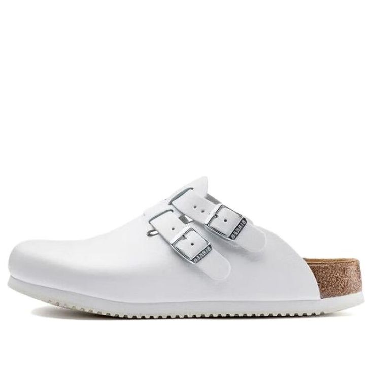Tenisky a topánky Birkenstock Birkenstock Kay SL Natural Leather Sandals Biela | 1018228