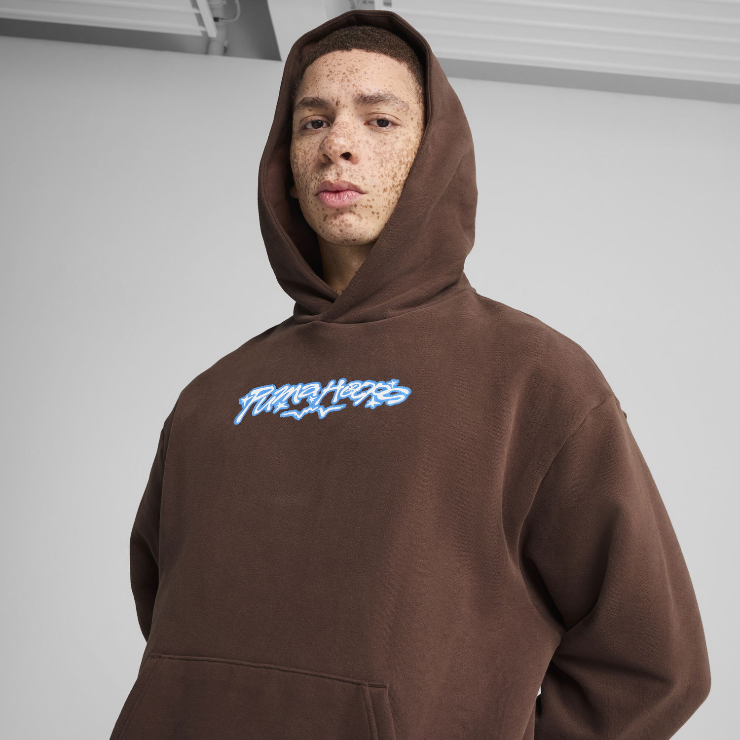 Mikina Puma Dress Code Basketball Hoodie Hnedá | 630472_01, 1