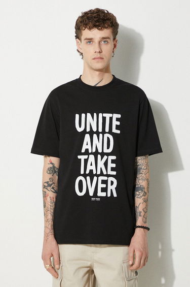 Tričko WOOD WOOD T-Shirt With Print Čierna | 50025711.2489, 0