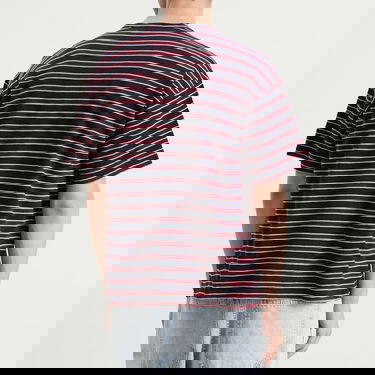 Tričko YMC YMC Triple Stripe T-Shirt, Size Small Vínová | P6ZAH-90, 3