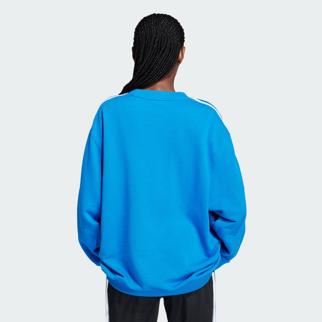 3-Stripes Oversized Crew