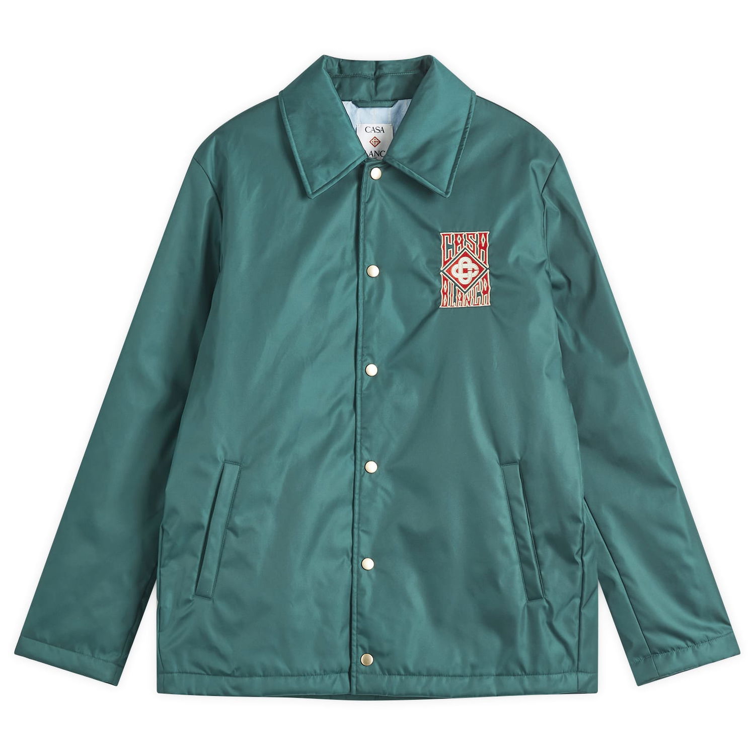 Vetrovka Casablanca Casablanca Stadium Jacket Zelené | MS25-OT-169-01, 0