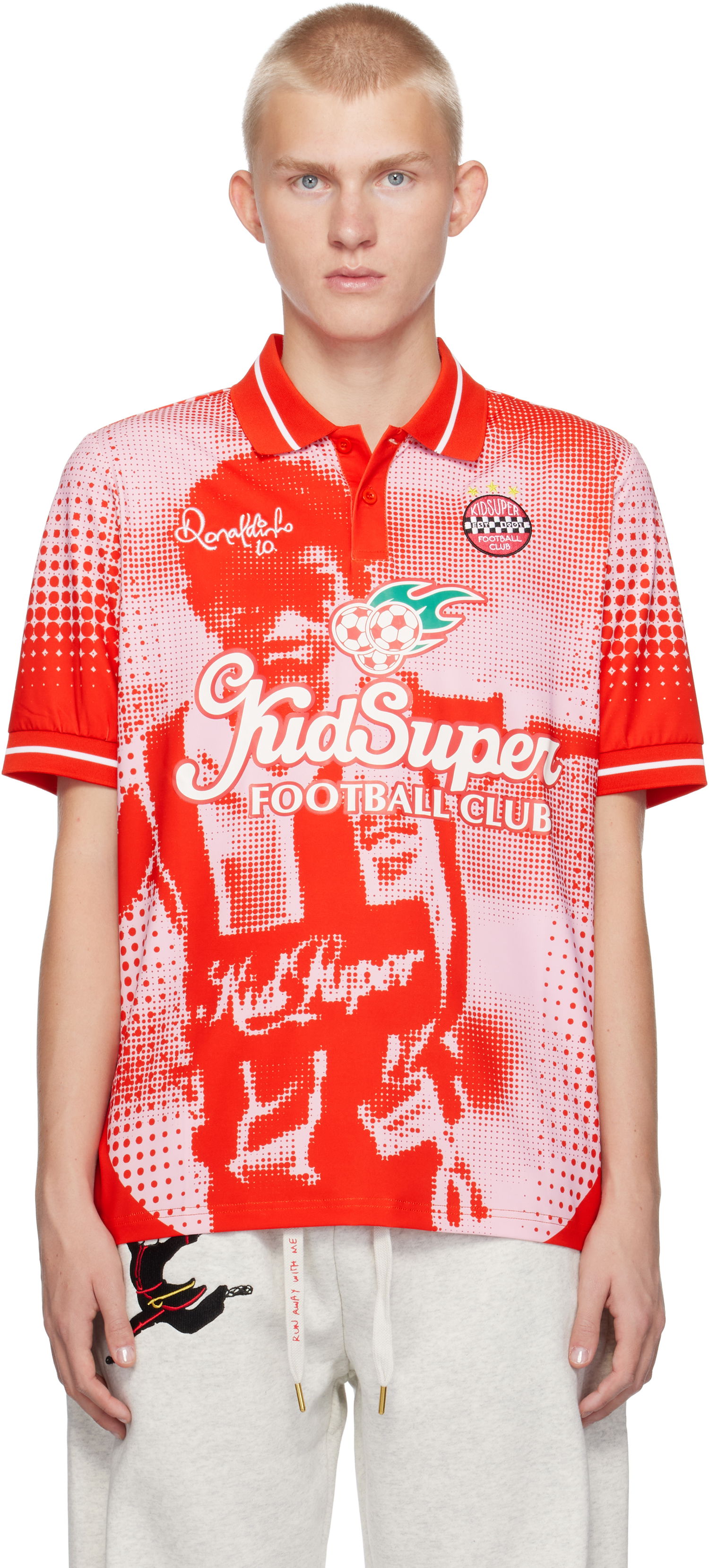 Polo tričko KidSuper Soccer Jersey Polo Červená | AW24-JRSY-01, 0