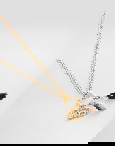 Náhrdelník Dolce & Gabbana Dolce & Gabbana DG Logo Charm Necklace Metalická | WNR5C1W1111ZOO00, 2