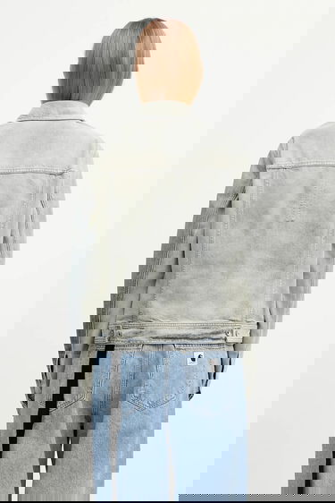 Bunda Rick Owens Rick Owens DRKSHDW Trucker Worker Denim Jacket Modrá | DS02E7701.DMP, 2