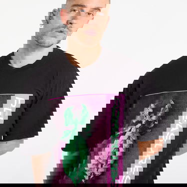 Tričko Pleasures PLEASURES Leaf T-Shirt Čierna | P25F073-BLACK, 4