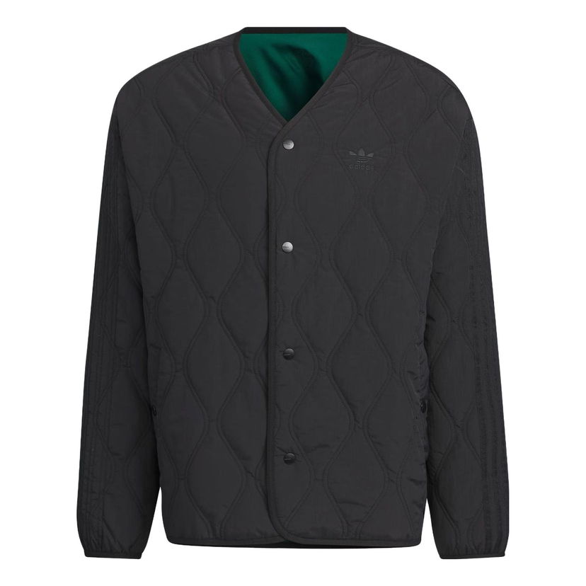 Prešívaná bunda adidas Originals Originals TOC Reversible Padded Jacket Čierna | IZ1535