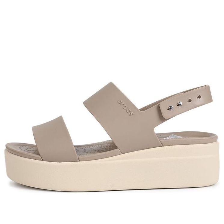 Tenisky a topánky Crocs Brooklyn Thick Sole Sandals Šedá | 206453-15W, 0