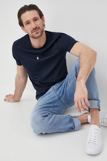 Tričko Polo by Ralph Lauren Centre Pony Tee Navy | 710839046004, 0
