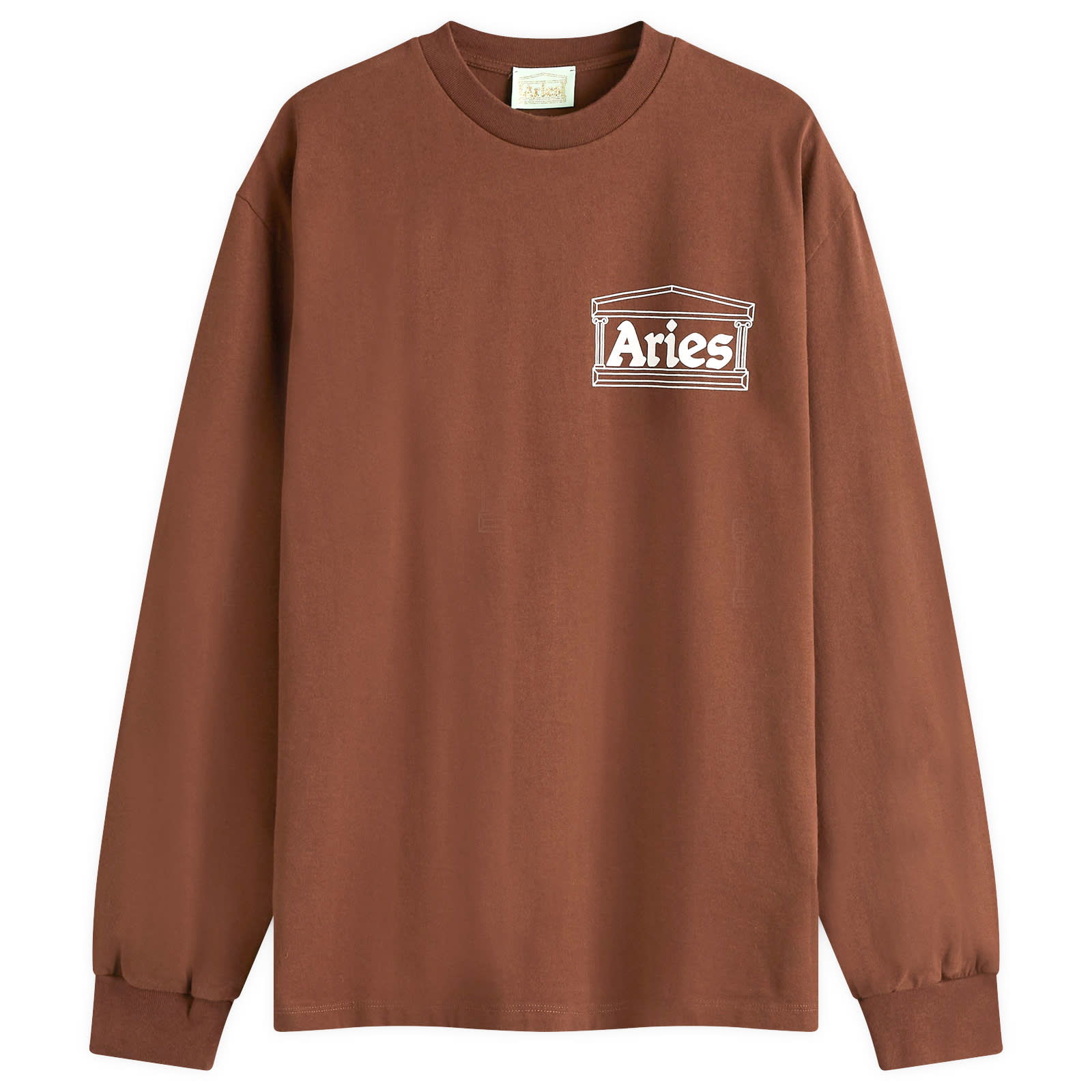 Temple Long Sleeve T-Shirt Brown