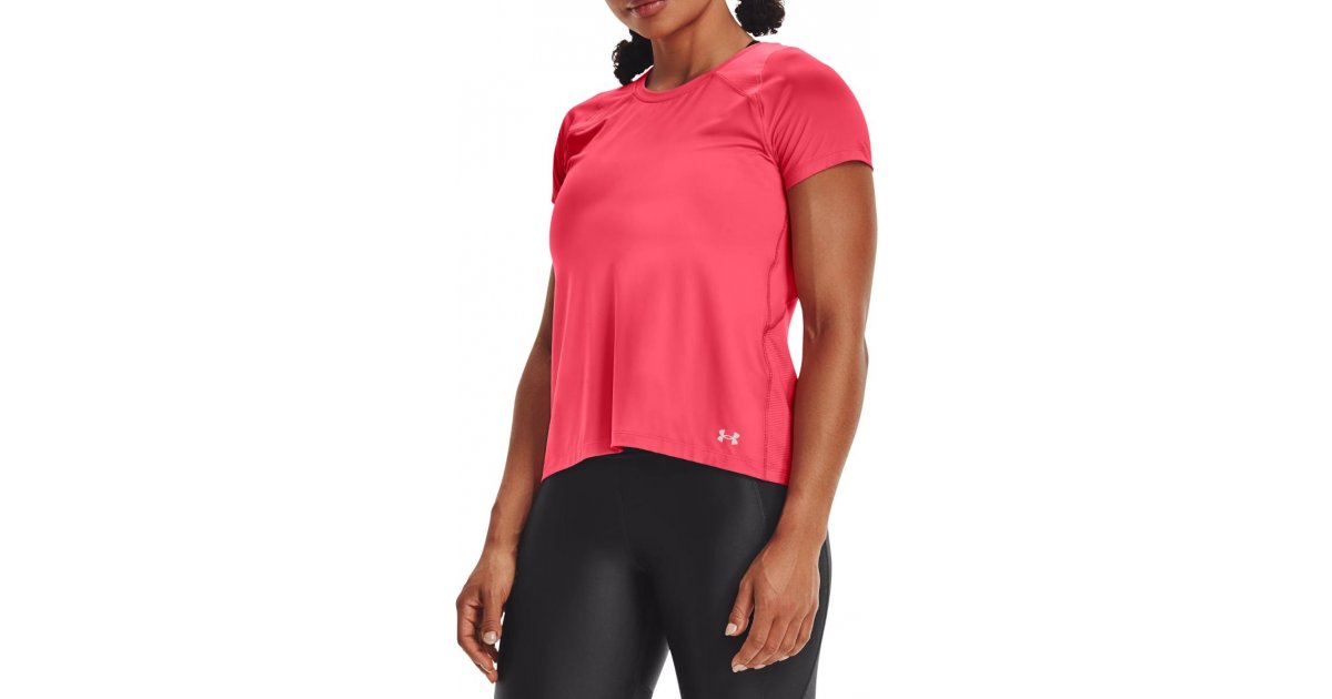 Tričko Under Armour Women's Iso-Chill Run Short Sleeve T-Shirt Ružová | 1361926-819, 1