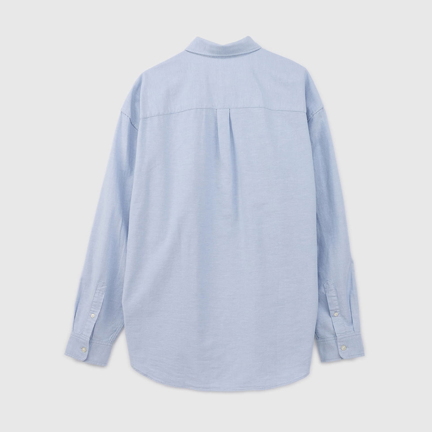Košeľa GAP Longsleeve Standard-Fit Oxford Logo Shirt Light Blue Modrá | 887258-00, 0