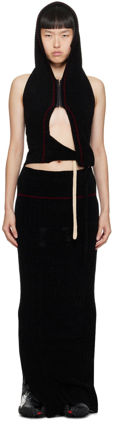 Šaty Ottolinger Ottolinger Hooded Maxi Dress Čierna | 707002, 0