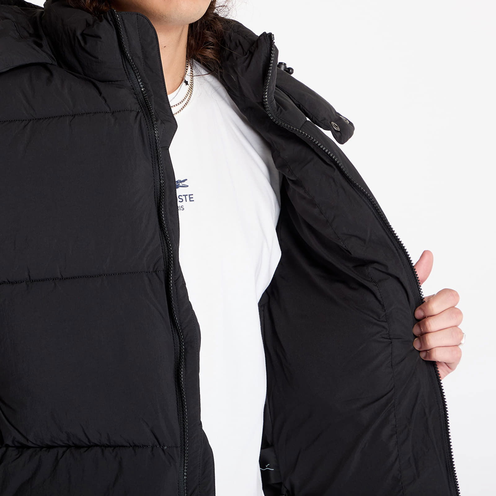 Small Signature Puffer Vest Black S