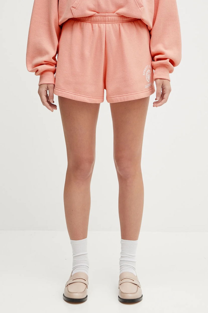 Šortky Sporty & Rich Sporty & Rich California Emblem Soft Disco High Waist Shorts Ružová | SH052625218P141