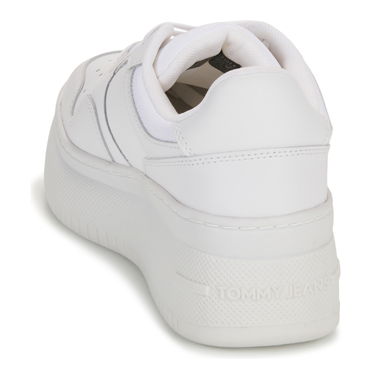 Tenisky a topánky Tommy Hilfiger RETRO BASKET FLATFORM ESS Biela | EN0EN02506-YBS, 3