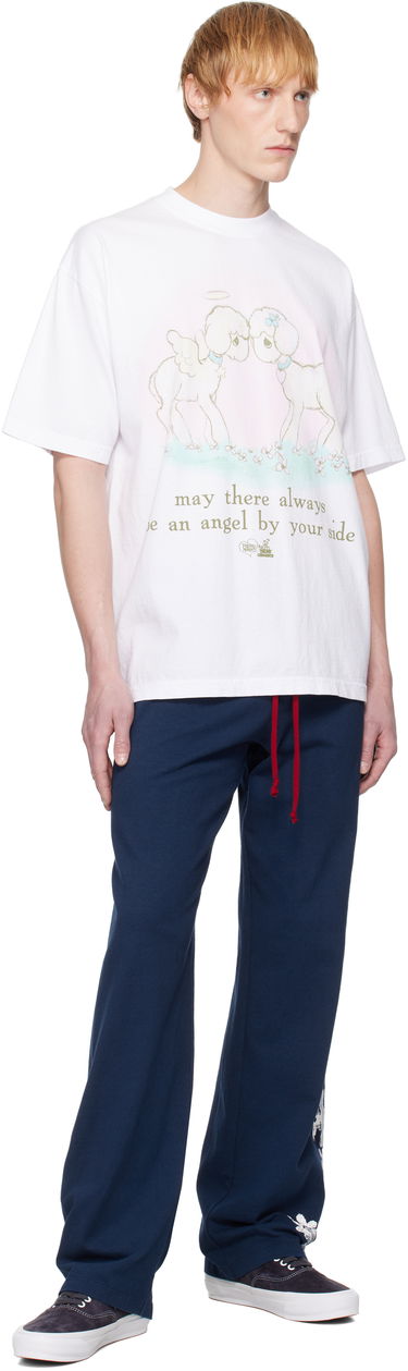 Tričko Online Ceramics Online Ceramics Precious Moments 'Angel' T-Shirt Biela | Angel Black SS Tee, 3