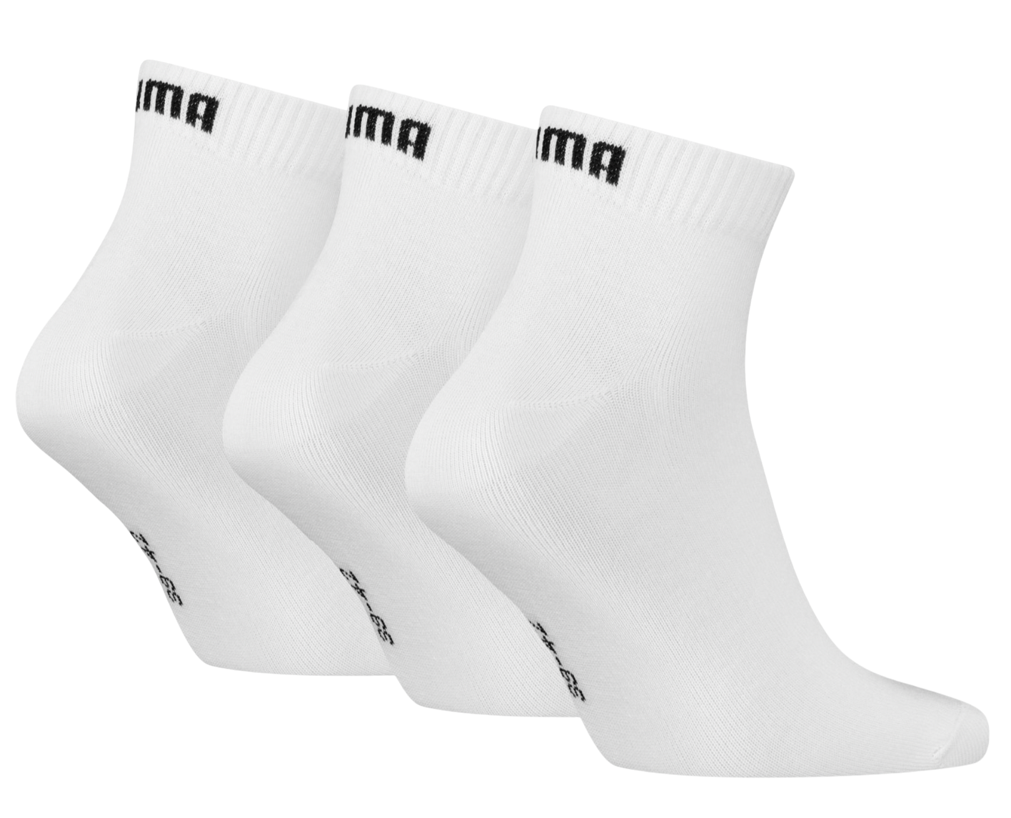 Ponožky Puma Puma Quarter Plain 3-Pack Socks Biela | 701230337-300, 1