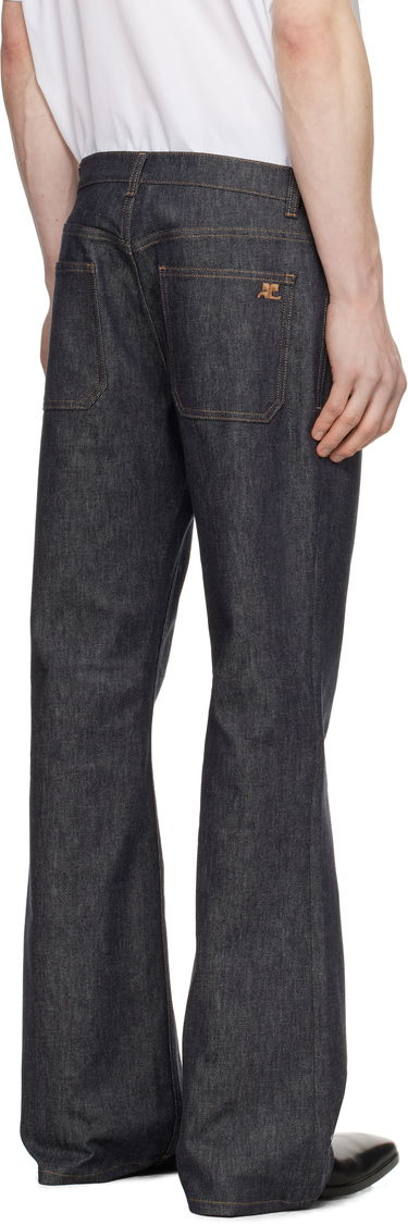 Džínsy Courrèges Courrèges Bootcut Jeans Modrá | 125DPA208DE0035, 2