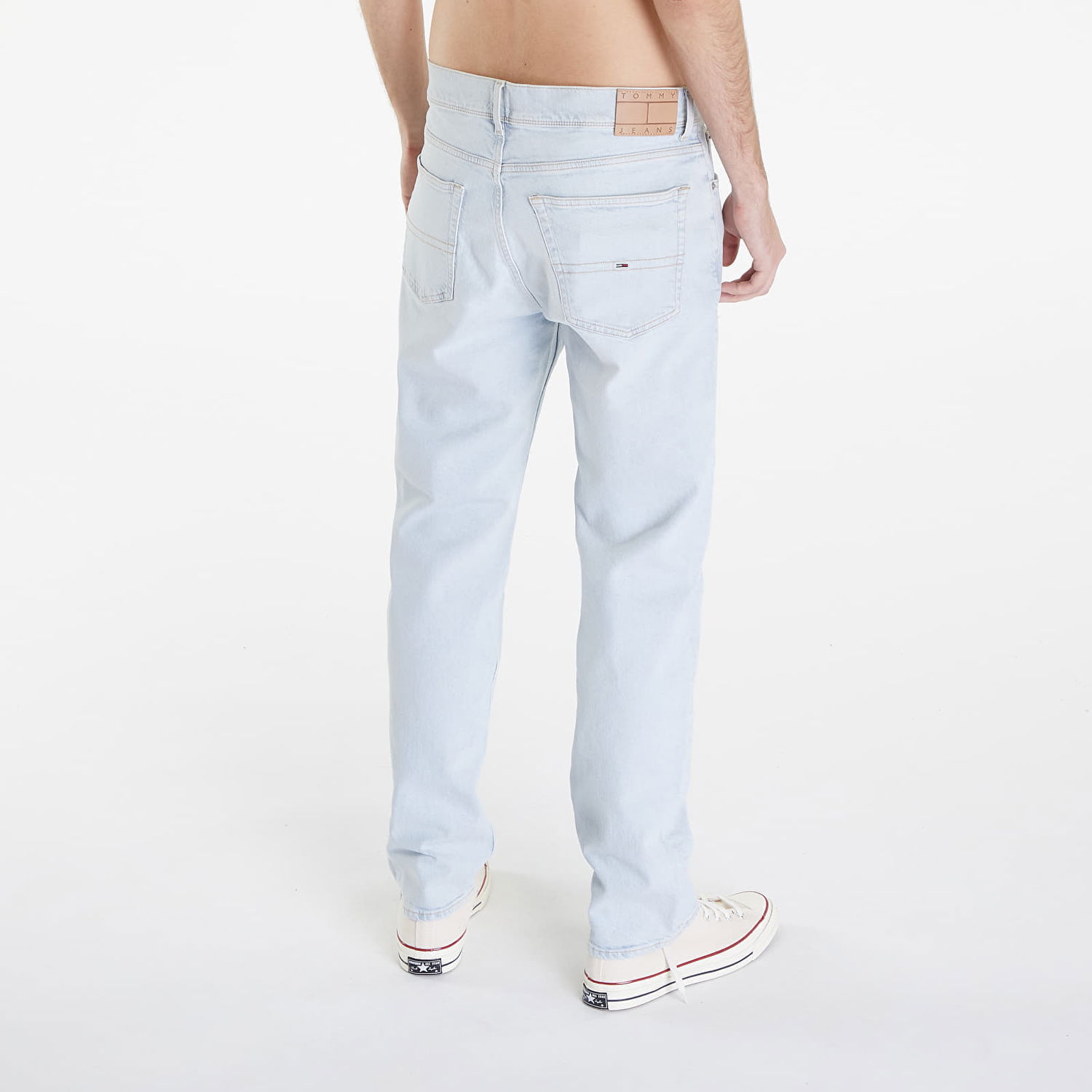 Džínsy Tommy Hilfiger Ethan Relaxed Straight Jeans Denim Light Modrá | DM0DM18769 1AB, 1