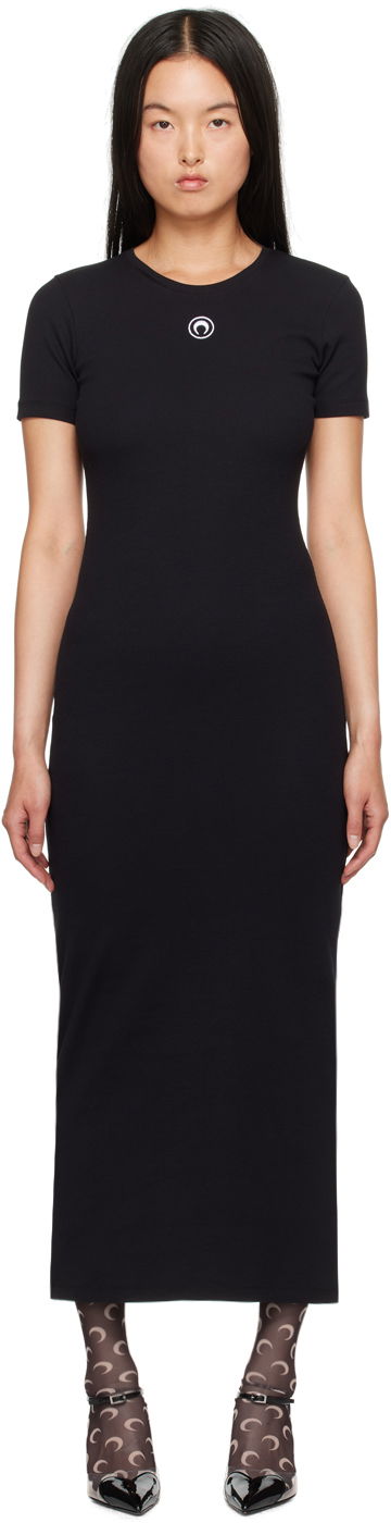 Šaty Marine Serre Serre Moon Logo Tube Maxi Dress Čierna | WDR057A, 0