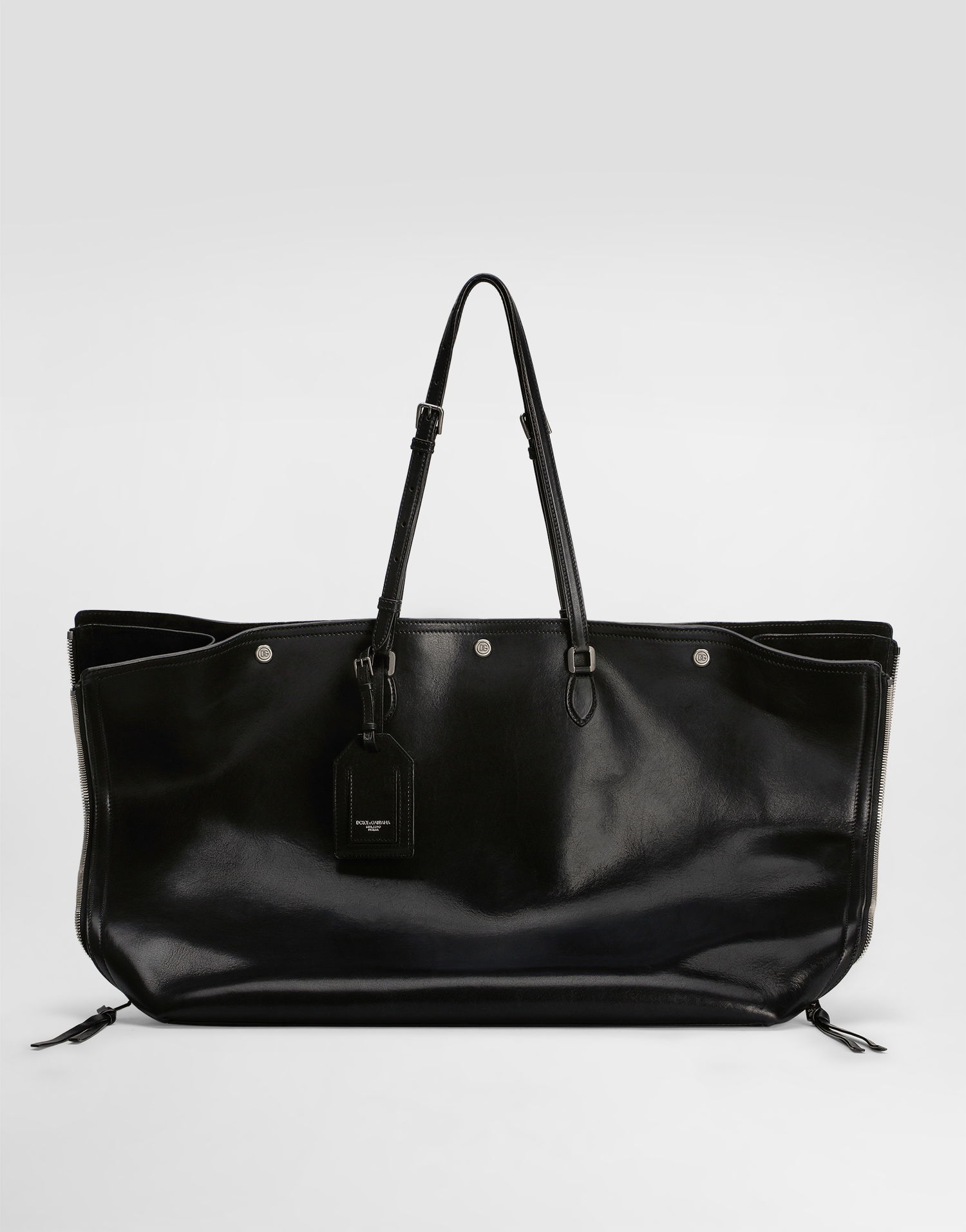 Tote bag Dolce & Gabbana Dolce & Gabbana Atene Calfskin Shopping Bag Čierna | BM2536AH85080999, 1
