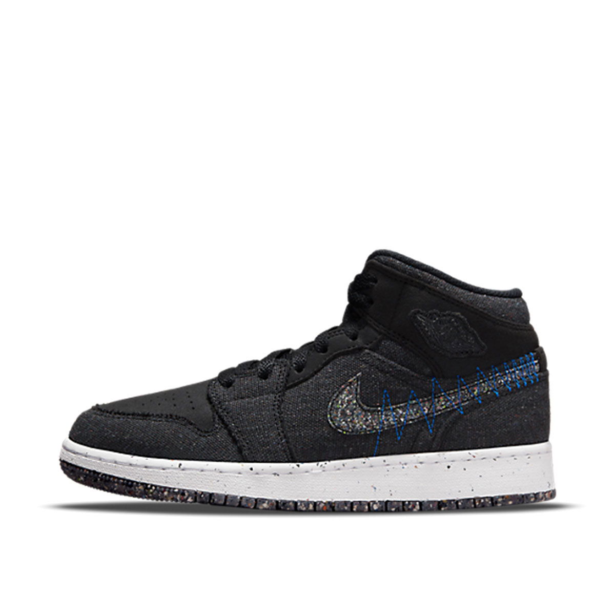 Tenisky a topánky Jordan Air Jordan 1 Mid Crater "Black" GS Čierna | DM4334-001, 1