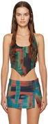 Miaou Dani Printed Corset Top