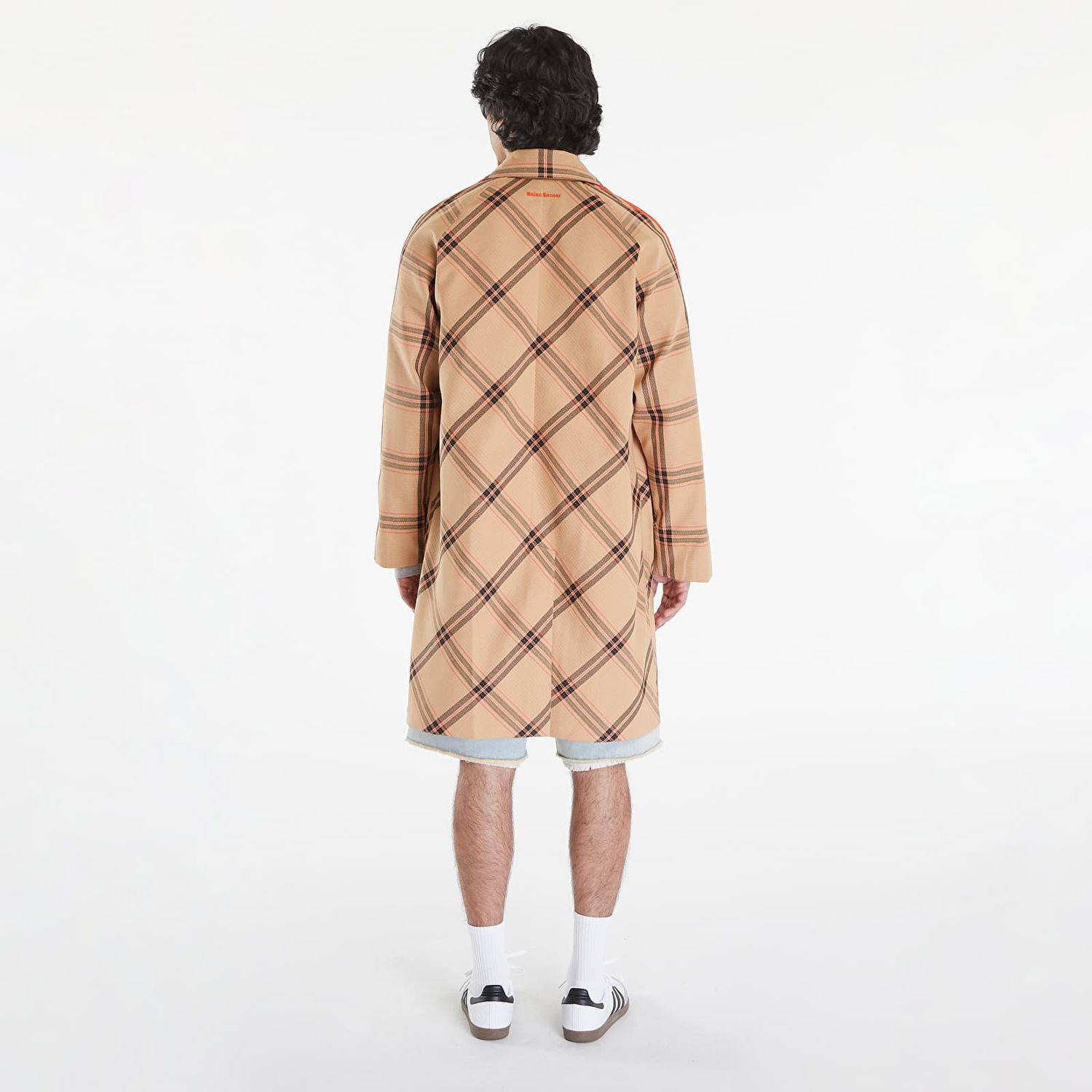 Bunda adidas Originals Wales Bonner x Reversible Mac Beige/ Navy Blue Béžová | IW3600, 1