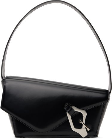 Taška cez rameno HELIOT EMIL Carabiner Leather Shoulder Bag Čierna | AW24_15_073_BLK01, 0