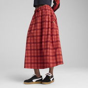 Road To Unity Pleated Midi Skirt