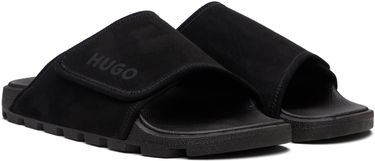 Doplnky BOSS Faux-Suede Slides Biela | 50548704, 4