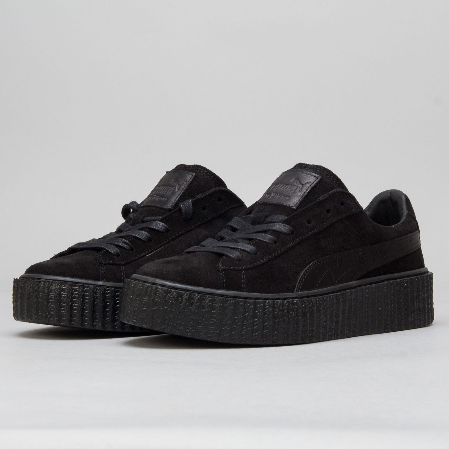 Tenisky a topánky Puma Suede Creepers Satin Rihanna black - black Čierna | 362268 01, 0