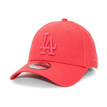Šiltovka New Era 9FORTY MLB League Essential Los Angeles Dodgers Lava Red / Lava Red One Size Ružová | 60435208, 0