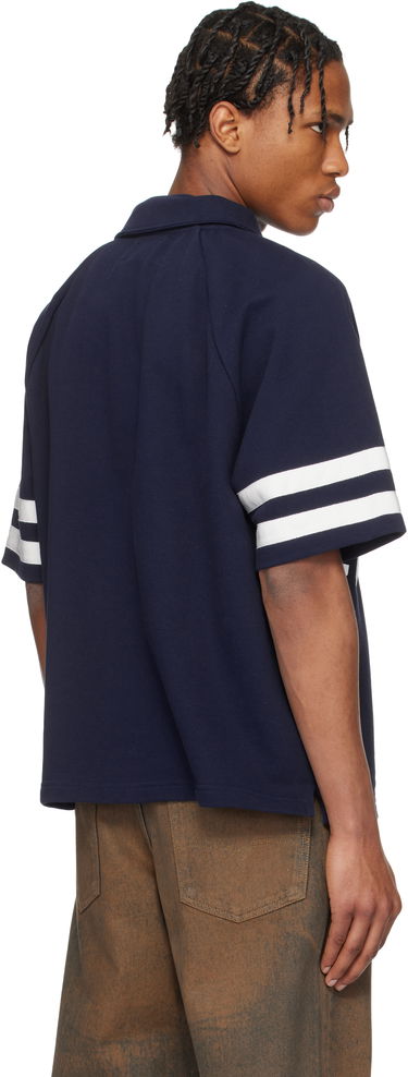 Polo tričko Rhude Rhude Piqué Raglan Polo 'Côte D'Azur' Navy | RHPS25PO02012, 2