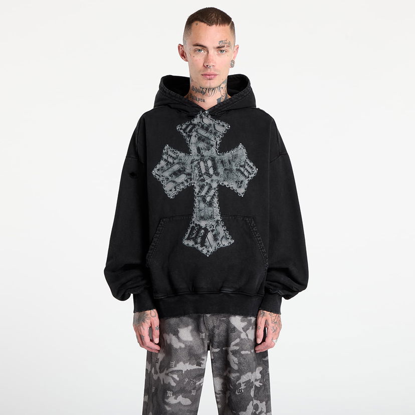 Mikina MISBHV MISBHV Goth Cross Graphic Hoodie Čierna | 251M212