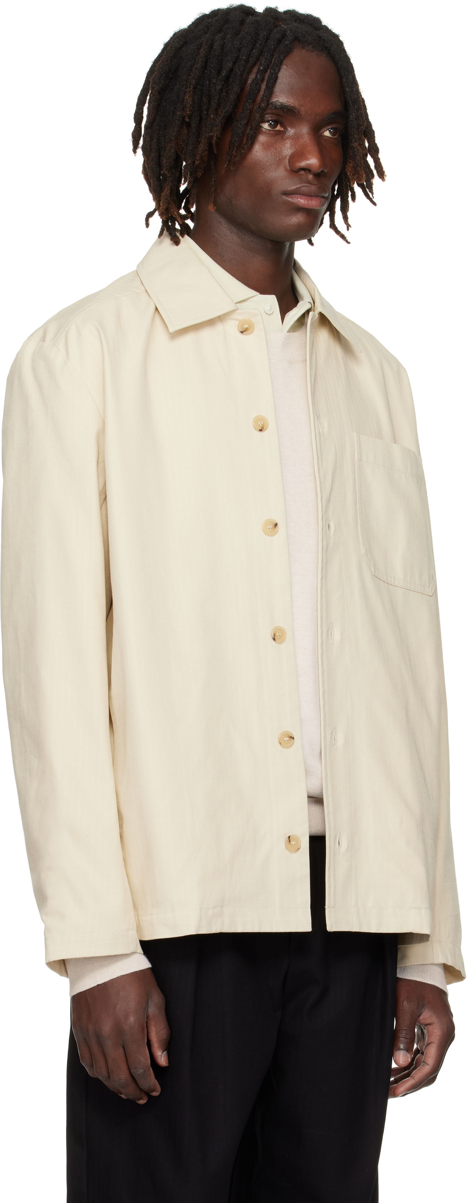Bunda A.P.C. A.P.C. Jeffray Jacket Biela | COHHW-H02991, 1