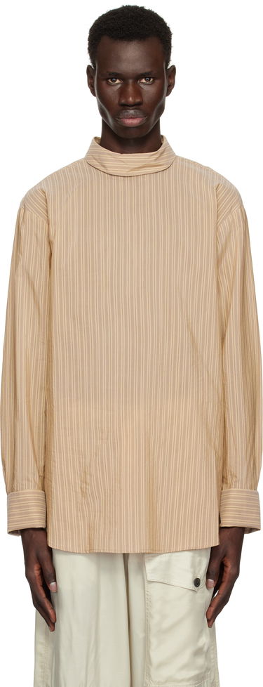 Košeľa Dries Van Noten Dries Van Noten Striped Turtleneck Shirt Béžová | 251-020704-1524, 0