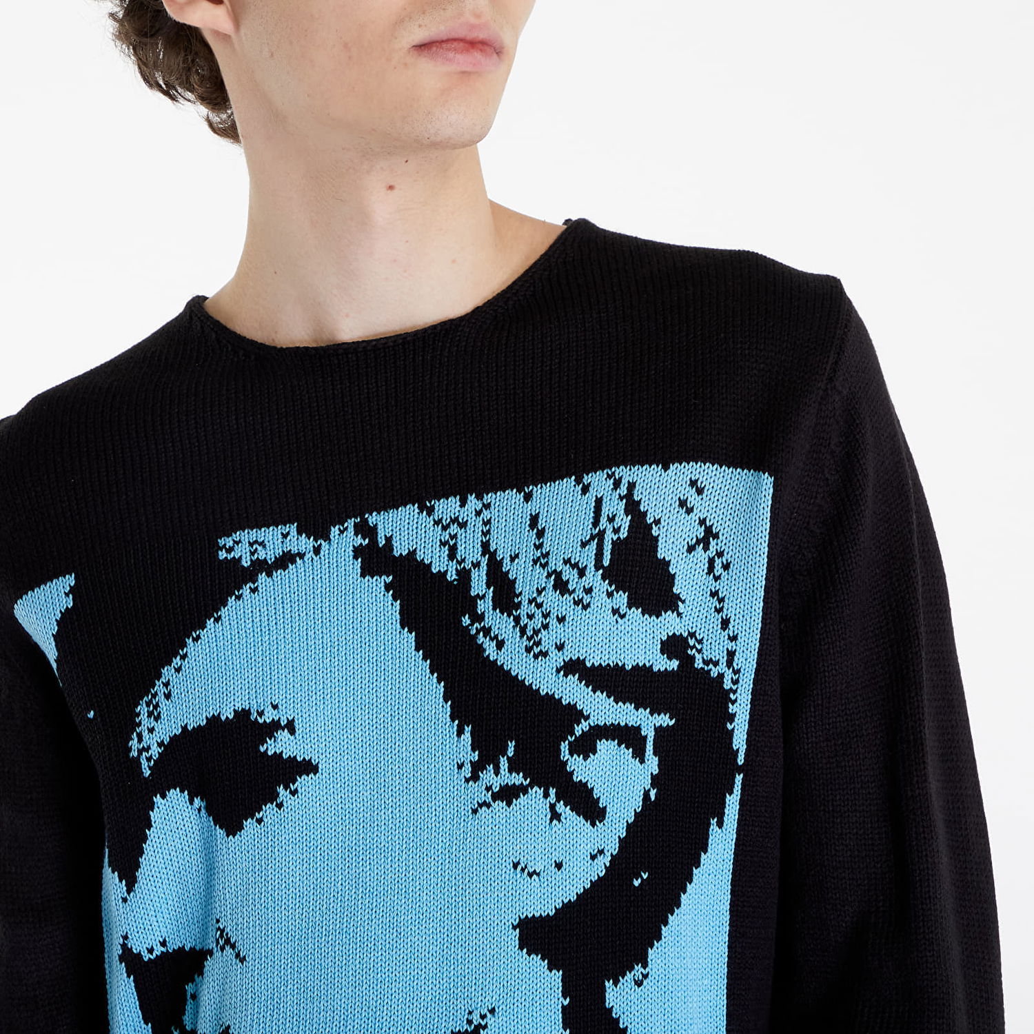Sveter Comme des Garçons SHIRT Sweater Čierna | FM-N003 blue, 1