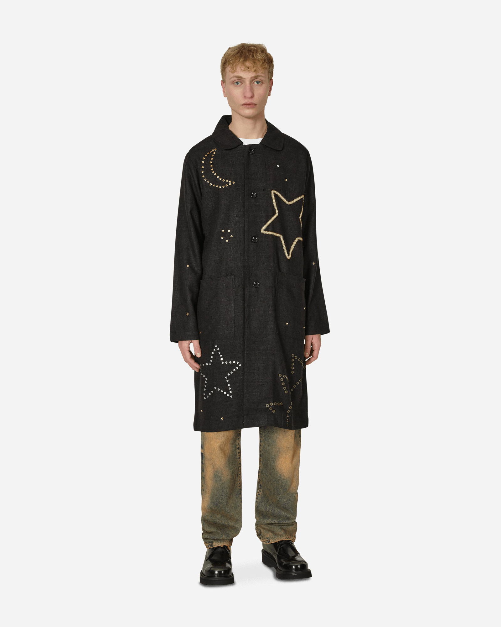 Embroidered Constellation Coat