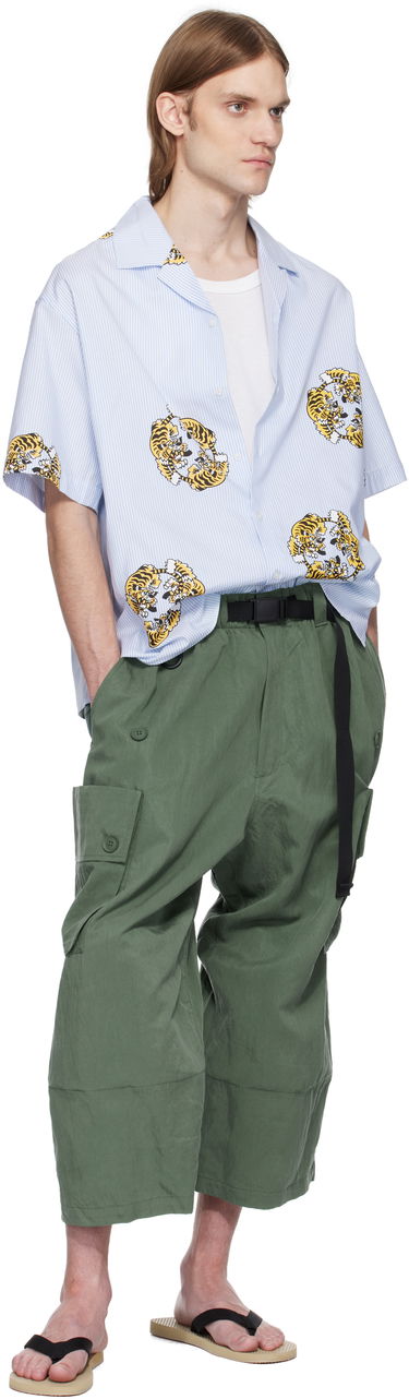 Košeľa KENZO Kenzo Paris VERDY Edition Tiger Print Shirt Modrá | FF55CH1309A5, 4