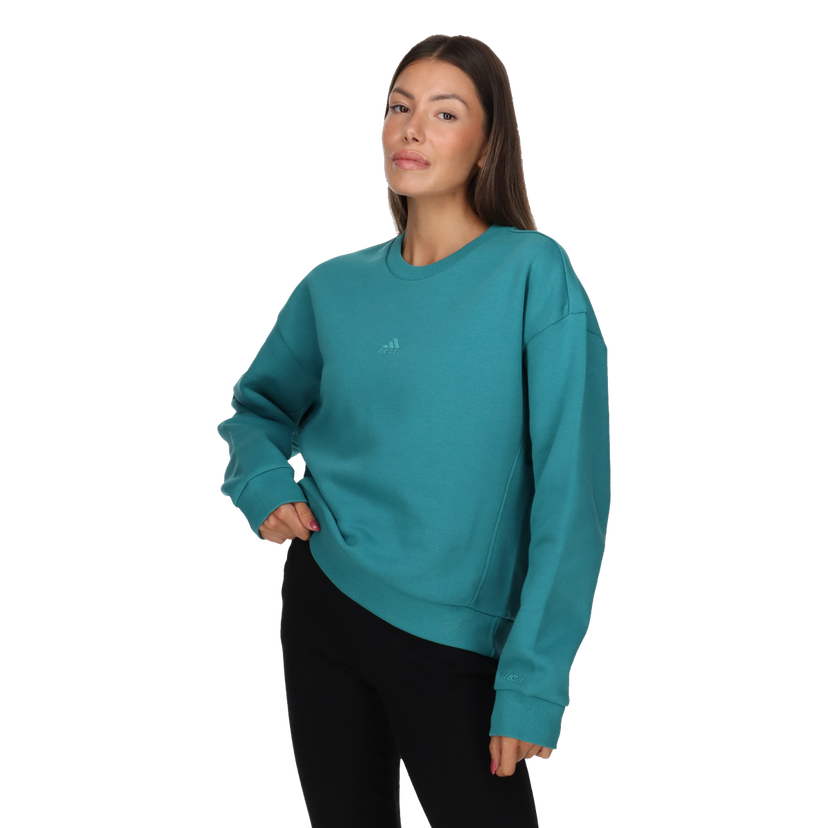 Mikina adidas Originals ALL SEASON Crewneck Sweatshirt Tyrkysová | IM0311