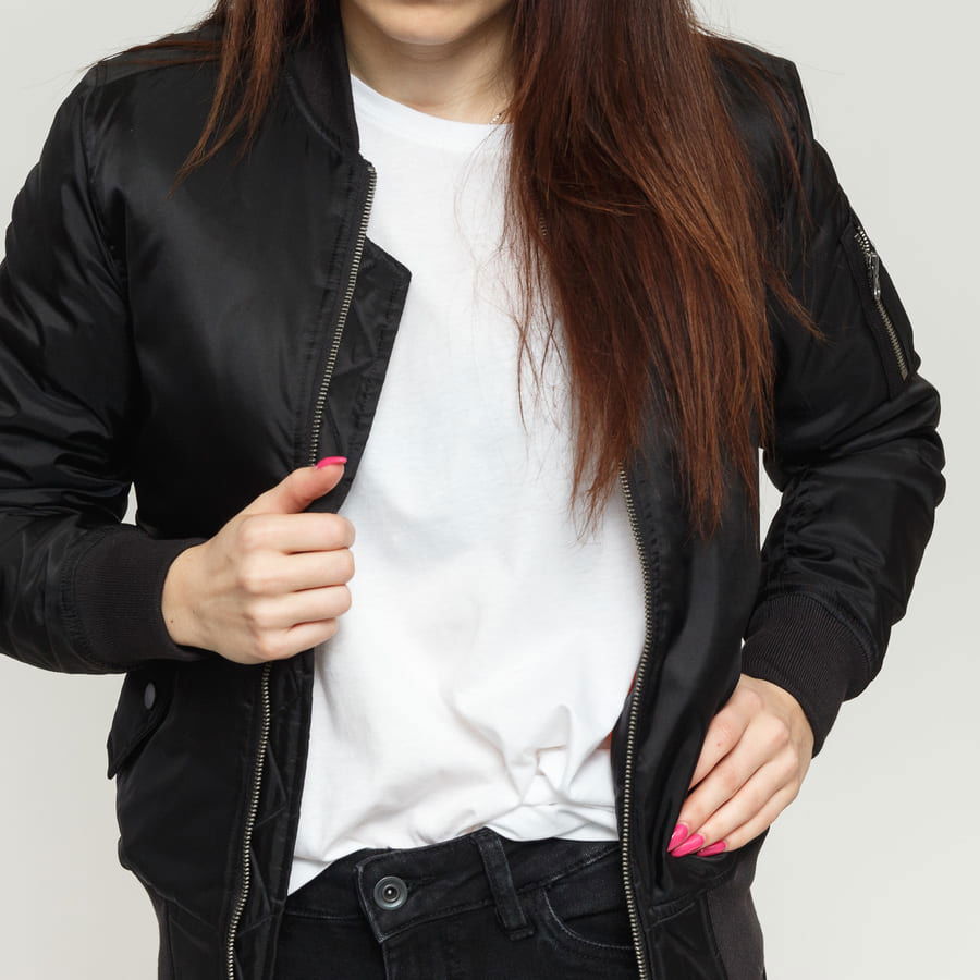 Ladies Basic Bomber Jacket