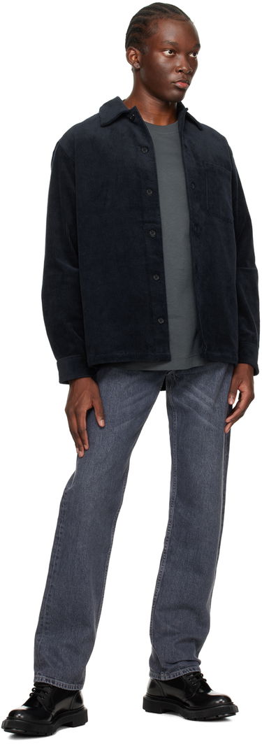 Košeľa Samsoe Samsoe Samsøe Samsøe Damon Corduroy Shirt Navy | M23300049, 3