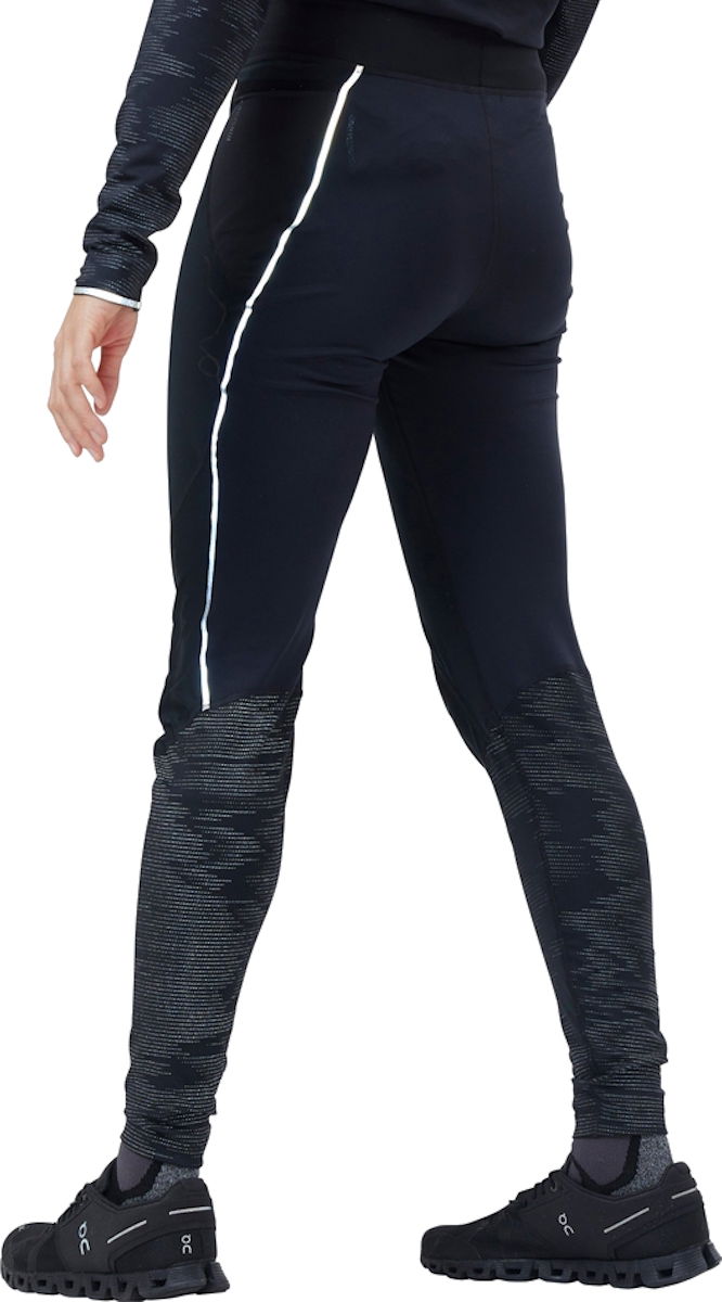Ponožky Odlo ZEROWEIGHT WARM REFLECTIVE Tights Čierna | 323121-15000, 1