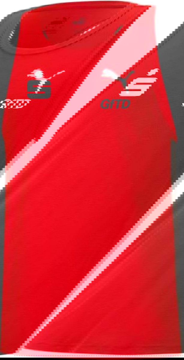 Tričko Puma Cross the Line Singlet 2.0 LGO Dortmund Červená | cross-the-line-singlet-2-0, 0